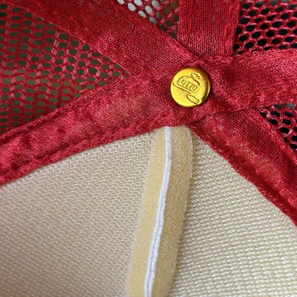 Vintage Rainier Beer Trucker Hat. SnapBack. Red. Excellent Condition. - Picture 10 of 13